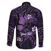 Personalised Fibromyalgia Awareness Month Family Matching Summer Maxi Dress and Hawaiian Shirt Fibro Warrior Strength In Every Struggle