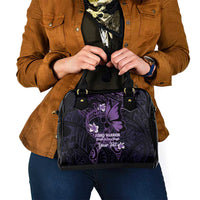 Personalised Fibromyalgia Awareness Month Shoulder Handbag Fibro Warrior Strength In Every Struggle