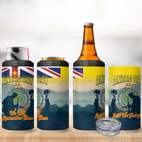 Niue ANZAC Day 4 in 1 Can Cooler Tumbler We Will Remember Them Camouflage Style