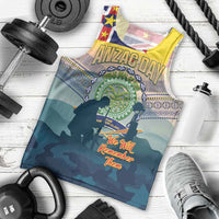 Niue ANZAC Day Men Tank Top We Will Remember Them Camouflage Style