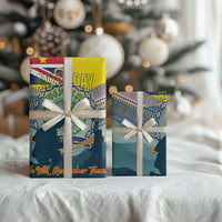 Niue ANZAC Day Wrapping Paper We Will Remember Them Camouflage Style - Polynesian Pride