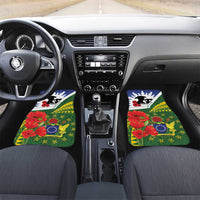 Cook Islands ANZAC Day Car Mats Last Post Lest We Forget