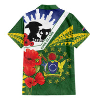 Cook Islands ANZAC Day Family Matching Mermaid Dress and Hawaiian Shirt Last Post Lest We Forget