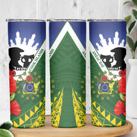 Cook Islands ANZAC Day Skinny Tumbler Last Post Lest We Forget