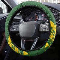Cook Islands ANZAC Day Steering Wheel Cover Last Post Lest We Forget