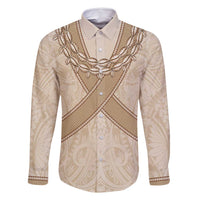 Mauri Ribaberiki Kiribati Family Matching Mermaid Dress and Hawaiian Shirt Cowrie Shells Lei Palm Leaf Weaving