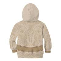 Mauri Ribaberiki Kiribati Kid Hoodie Cowrie Shells Lei Palm Leaf Weaving