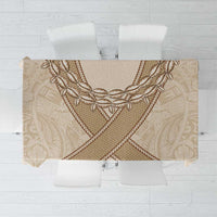 Mauri Ribaberiki Kiribati Tablecloth Cowrie Shells Lei Palm Leaf Weaving