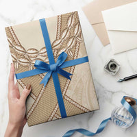 Mauri Ribaberiki Kiribati Wrapping Paper Cowrie Shells Lei Palm Leaf Weaving - Polynesian Pride