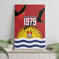 Mauri Kiribati Independence Day Canvas Wall Art 1979 Proud National Frigatebird