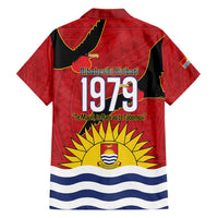 Mauri Kiribati Independence Day Family Matching Long Sleeve Bodycon Dress and Hawaiian Shirt 1979 Proud National Frigatebird