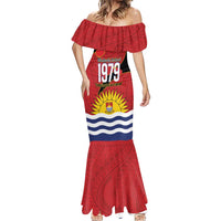 Mauri Kiribati Independence Day Mermaid Dress 1979 Proud National Frigatebird