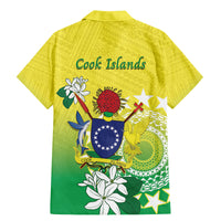 Cook Islands Independence Day Family Matching Mermaid Dress and Hawaiian Shirt Kuki Airani Tiare Maori Polynesian Pattern - Green