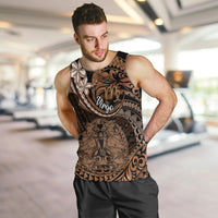 Polynesian Pride Virgo Zodiac Men Tank Top Astrological Sign Tribal Plumeria Brown Galaxy LT14 - Polynesian Pride
