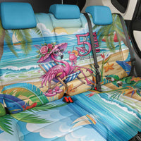 Flamingo Aloha Hawaii Back Car Seat Cover It's 5 O’Clock Somewhere Tropical Vibes - Polynesian Pride
