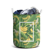 Aloha Hawaii Maia Laundry Basket Hawaiian Banana Stylized Stamp LT14 - Polynesian Pride