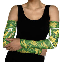 Aloha Hawaii Maia Arm Sleeves Hawaiian Banana Stylized Stamp LT14 - Polynesian Pride