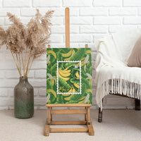 Aloha Hawaii Maia Canvas Wall Art Hawaiian Banana Stylized Stamp LT14 - Polynesian Pride