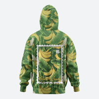 Aloha Hawaii Maia Hoodie Hawaiian Banana Stylized Stamp LT14 - Polynesian Pride