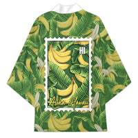 Aloha Hawaii Maia Kimono Hawaiian Banana Stylized Stamp LT14 - Polynesian Pride