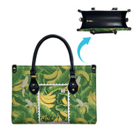 Aloha Hawaii Maia Leather Bag Hawaiian Banana Stylized Stamp LT14 - Polynesian Pride