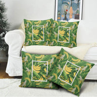 Aloha Hawaii Maia Pillow Cover Hawaiian Banana Stylized Stamp LT14 - Polynesian Pride