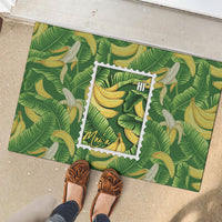 Aloha Hawaii Maia Rubber Doormat Hawaiian Banana Stylized Stamp LT14 - Polynesian Pride