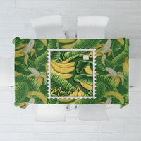 Aloha Hawaii Maia Tablecloth Hawaiian Banana Stylized Stamp LT14 Green - Polynesian Pride