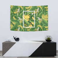 Aloha Hawaii Maia Tapestry Hawaiian Banana Stylized Stamp LT14 - Polynesian Pride