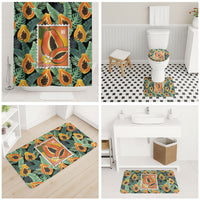 Aloha Hawaii Mikana Bathroom Set Hawaiian Papaya Stylized Stamp LT14 - Polynesian Pride