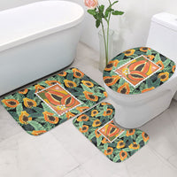 Aloha Hawaii Mikana Bathroom Set Hawaiian Papaya Stylized Stamp LT14 - Polynesian Pride