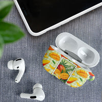 Aloha Hawaii Manako Palaka Motifs AirPods Case Hawaiian Mango Stylized Stamp LT14 - Polynesian Pride