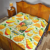 Aloha Hawaii Manako Palaka Motifs Quilt Hawaiian Mango Stylized Stamp LT14 - Polynesian Pride