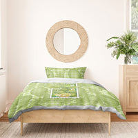 Aloha Hawaii Ulu Palaka Motifs Bedding Set Hawaiian Breadfruit Stylized Stamp LT14 - Polynesian Pride