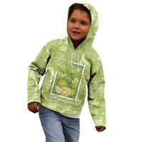 Aloha Hawaii Ulu Palaka Motifs Kid Hoodie Hawaiian Breadfruit Stylized Stamp LT14 - Polynesian Pride