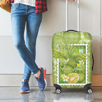 Aloha Hawaii Ulu Palaka Motifs Luggage Cover Hawaiian Breadfruit Stylized Stamp LT14 - Polynesian Pride