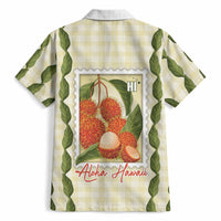 Aloha Hawaii Rambutan Palaka Motifs Hawaiian Shirt Hawaiian Fruit Stylized Stamp LT14 - Polynesian Pride