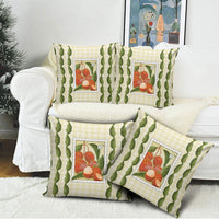 Aloha Hawaii Rambutan Palaka Motifs Pillow Cover Hawaiian Fruit Stylized Stamp LT14 - Polynesian Pride
