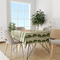 Aloha Hawaii Rambutan Palaka Motifs Tablecloth Hawaiian Fruit Stylized Stamp LT14 - Polynesian Pride