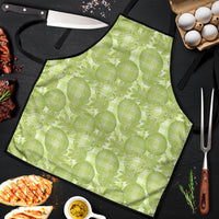 Omaomao Hawaii Breadfruit Palaka Motifs Apron LT14 Green - Polynesian Pride