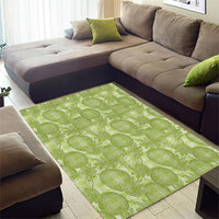 Omaomao Hawaii Breadfruit Palaka Motifs Area Rug LT14 - Polynesian Pride