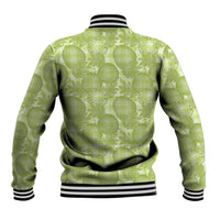 Omaomao Hawaii Breadfruit Palaka Motifs Baseball Jacket LT14 - Polynesian Pride