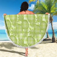 Omaomao Hawaii Breadfruit Palaka Motifs Beach Blanket LT14 - Polynesian Pride
