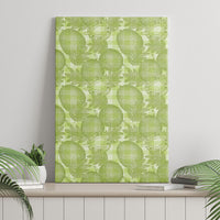 Omaomao Hawaii Breadfruit Palaka Motifs Canvas Wall Art LT14 - Polynesian Pride