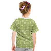 Omaomao Hawaii Breadfruit Palaka Motifs Kid T Shirt LT14 - Polynesian Pride