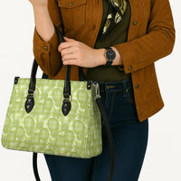 Omaomao Hawaii Breadfruit Palaka Motifs Leather Bag LT14 - Polynesian Pride
