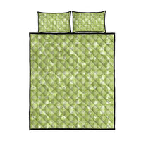 Omaomao Hawaii Breadfruit Palaka Motifs Quilt Bed Set LT14 - Polynesian Pride