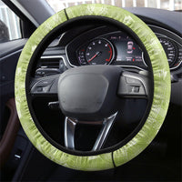 Omaomao Hawaii Breadfruit Palaka Motifs Steering Wheel Cover LT14 - Polynesian Pride