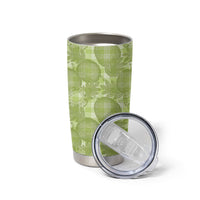 Omaomao Hawaii Breadfruit Palaka Motifs Tumbler Cup LT14 - Polynesian Pride
