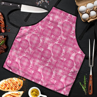 Alaka Hawaii Breadfruit Palaka Motifs Apron LT14 Pink - Polynesian Pride